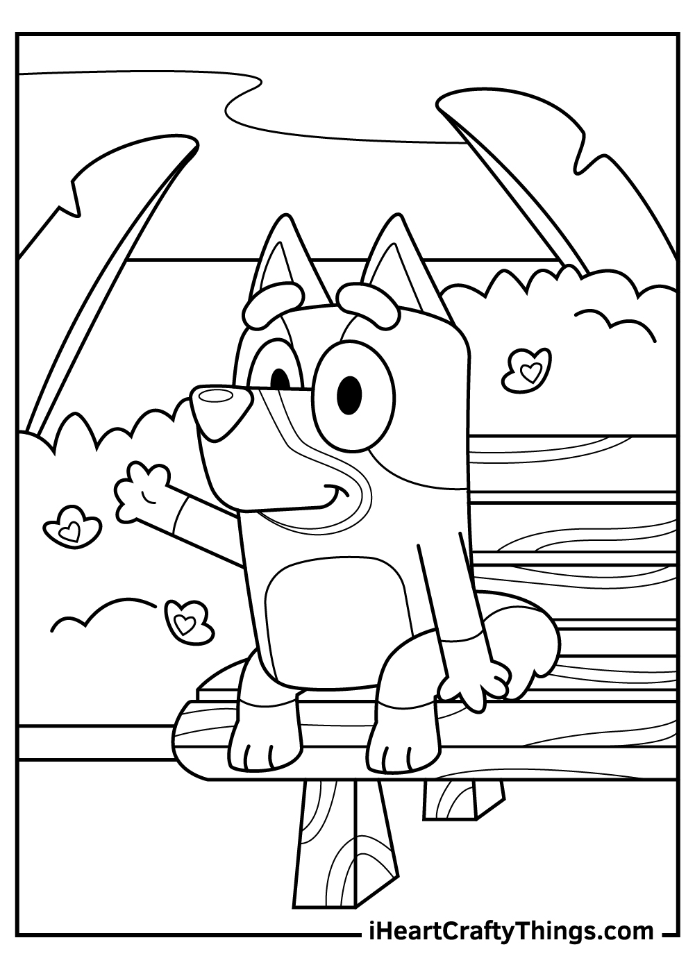 Bluey Coloring Pages Printable