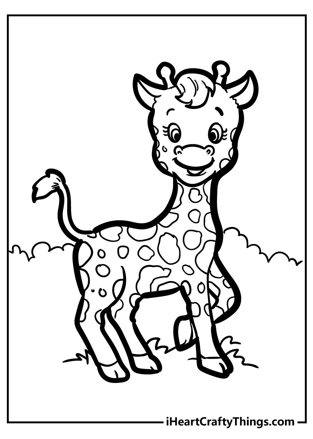 amazing giraffe coloring pages free