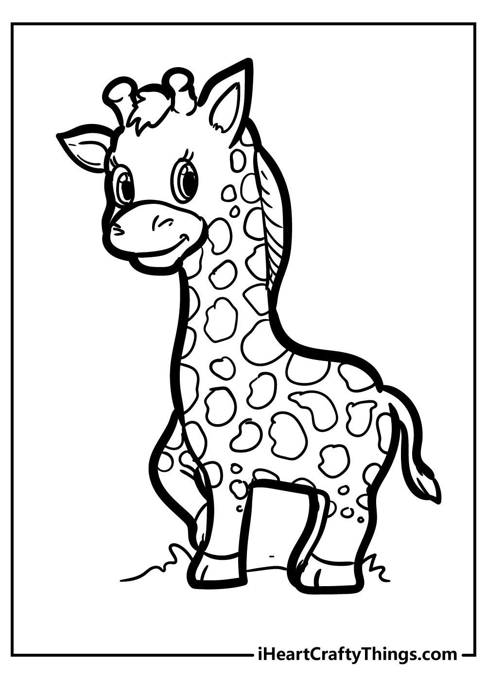 complex giraffe coloring pages free printable