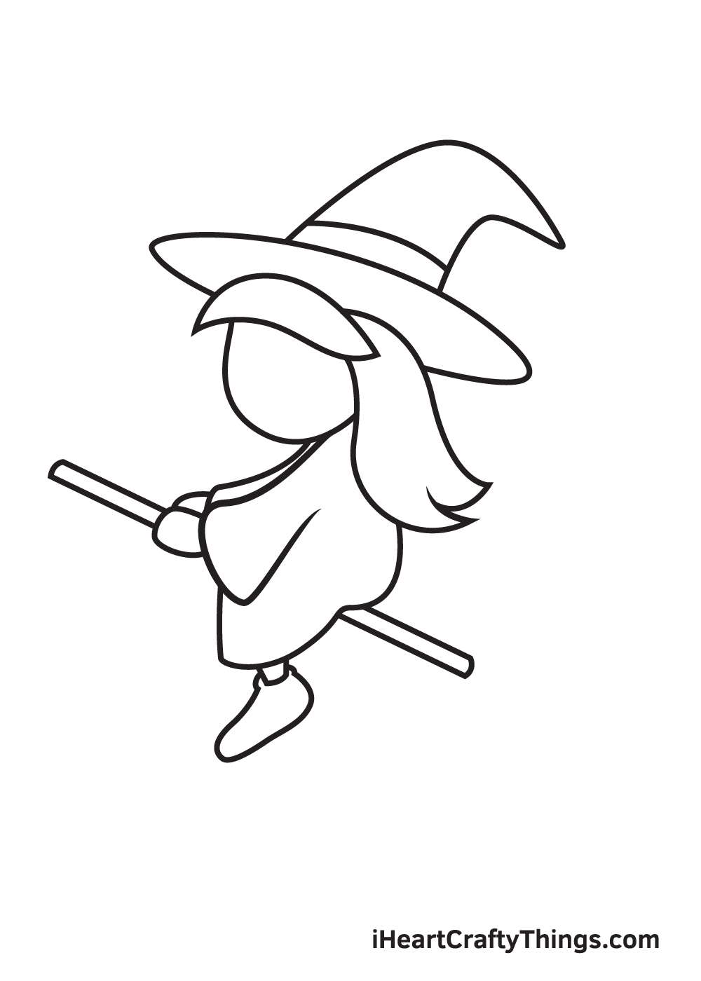 Witch Drawing - How To Draw A Witch Step By Step (2023)