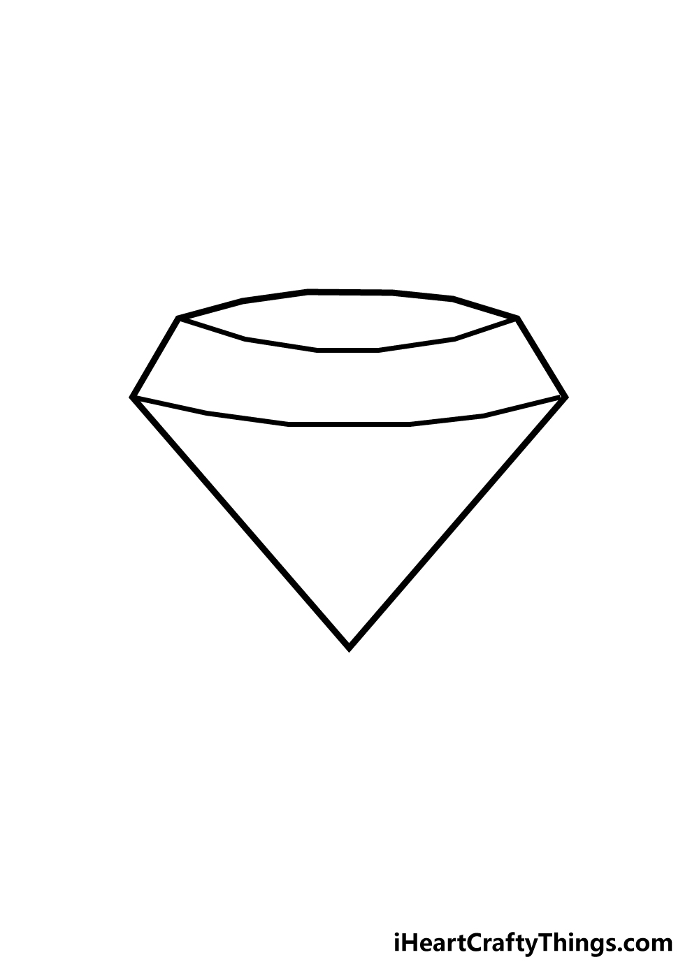 diamond drawing step 3