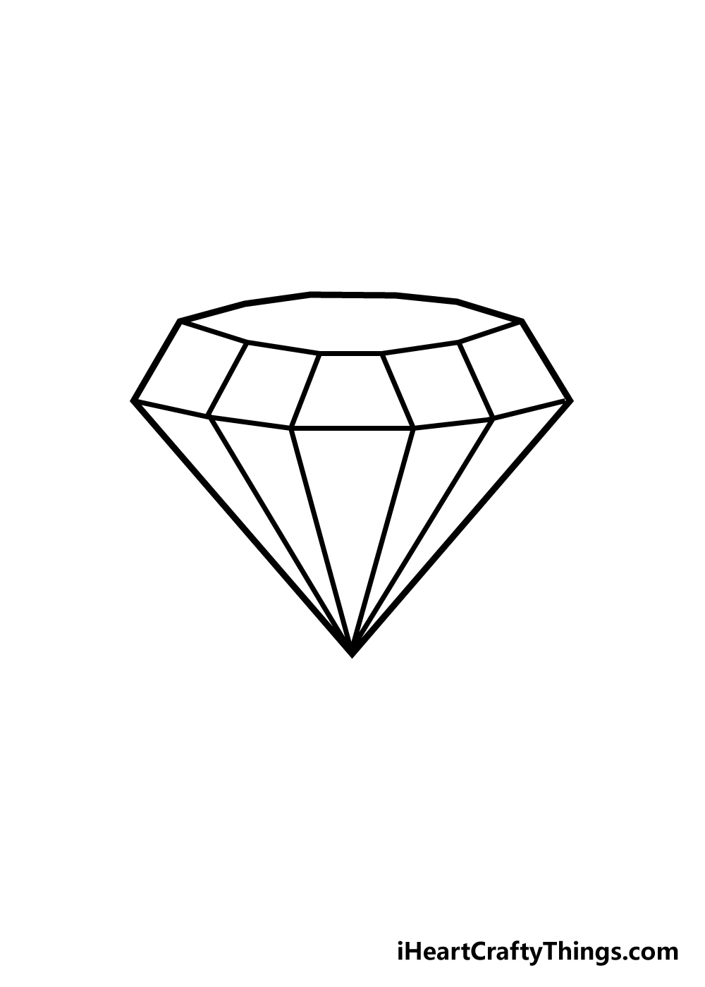 diamond drawing step 5