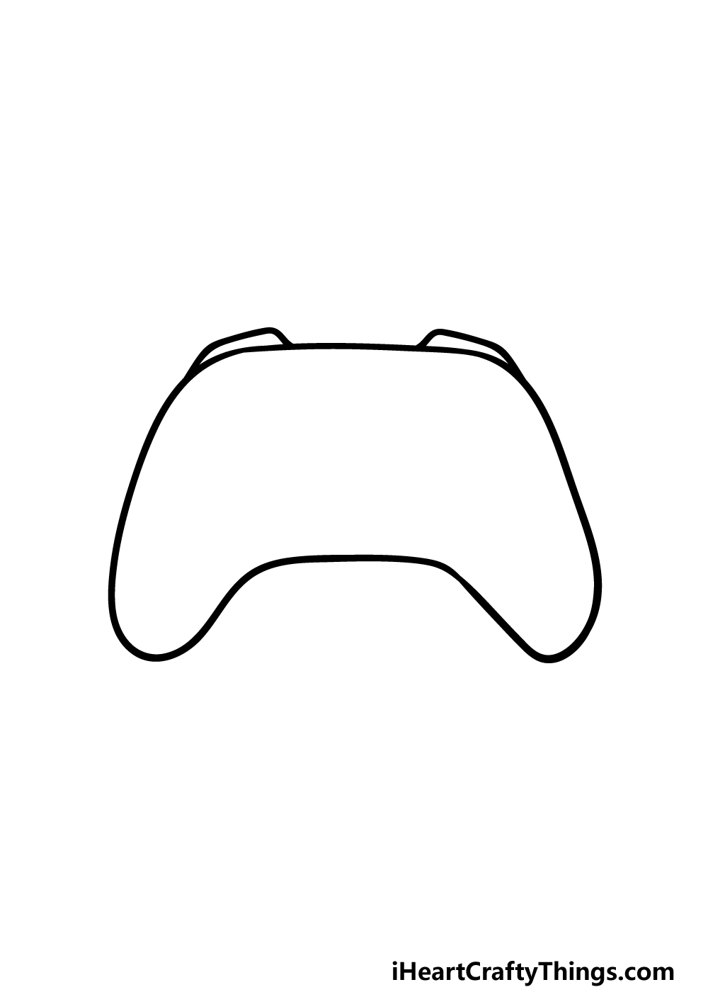 drawing an Xbox Controller step 1