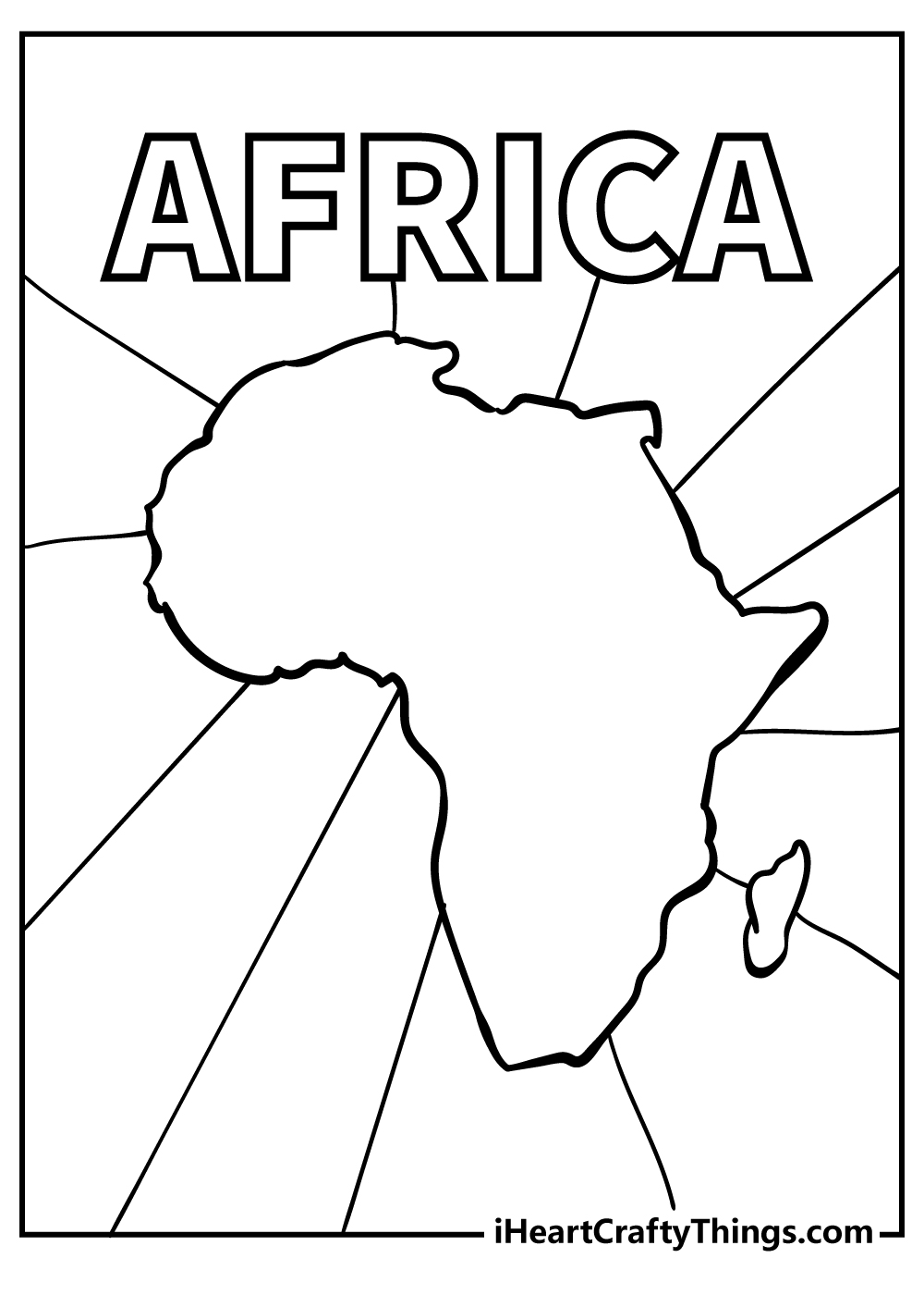 Africa Coloring Pages