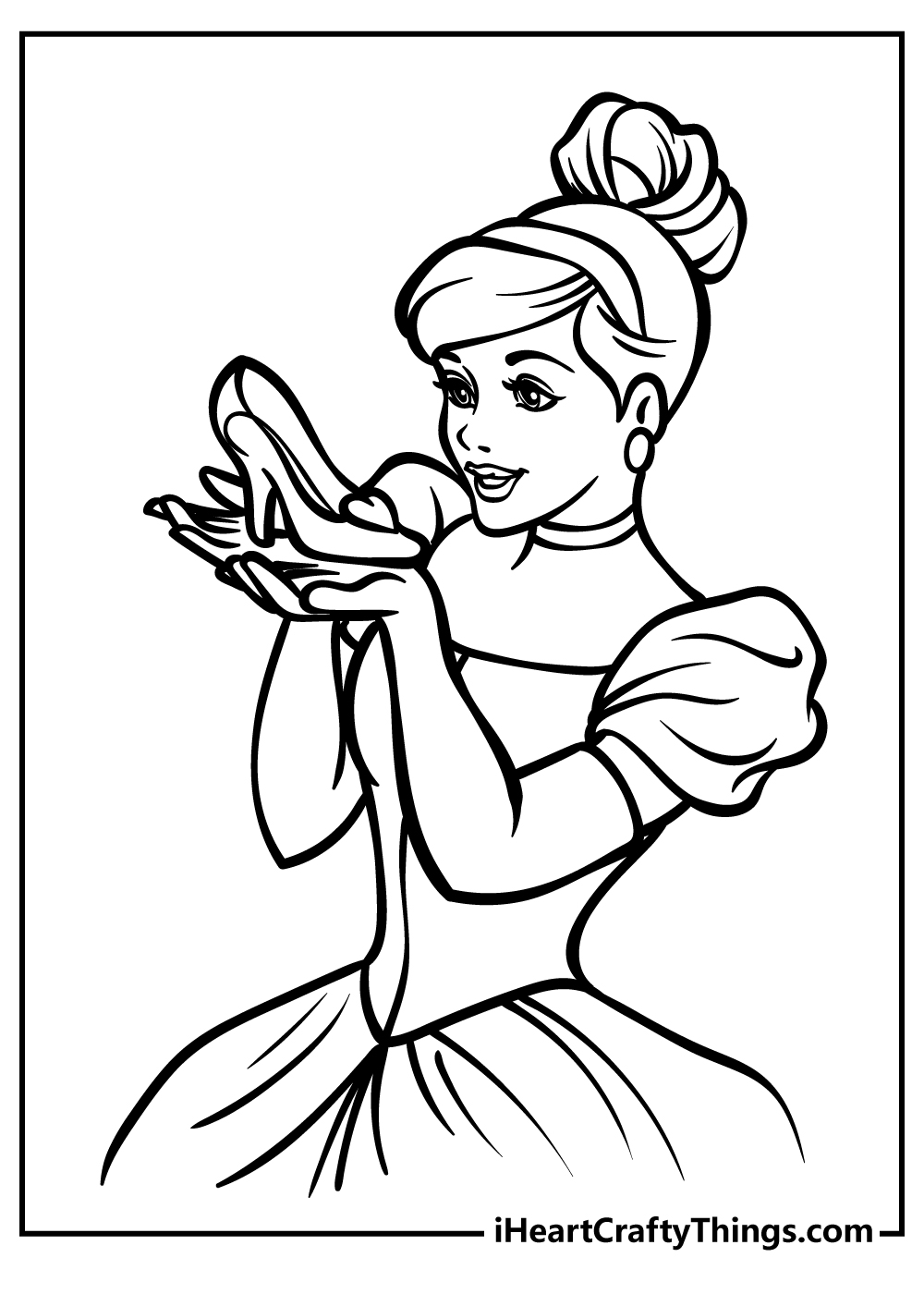 Cinderella 2022 Coloring Pages Free