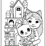 gabby's dollhouse free coloring book