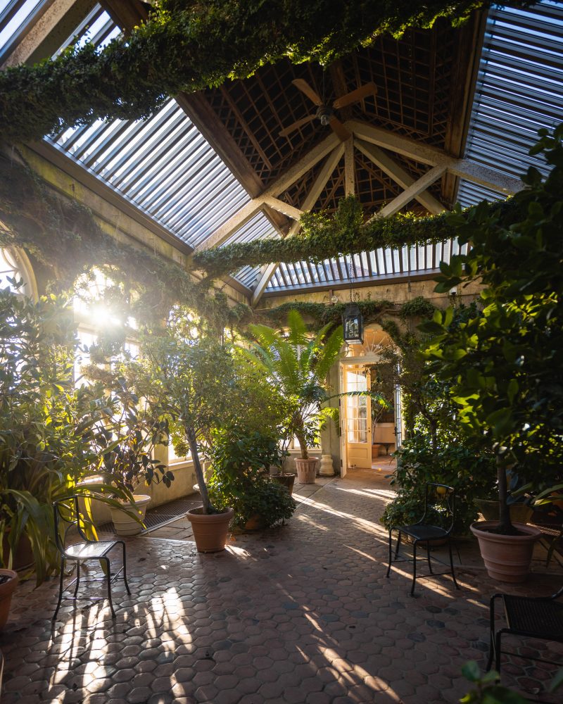 Dumbarton Oaks Greenhouse Orangery in Washington DC