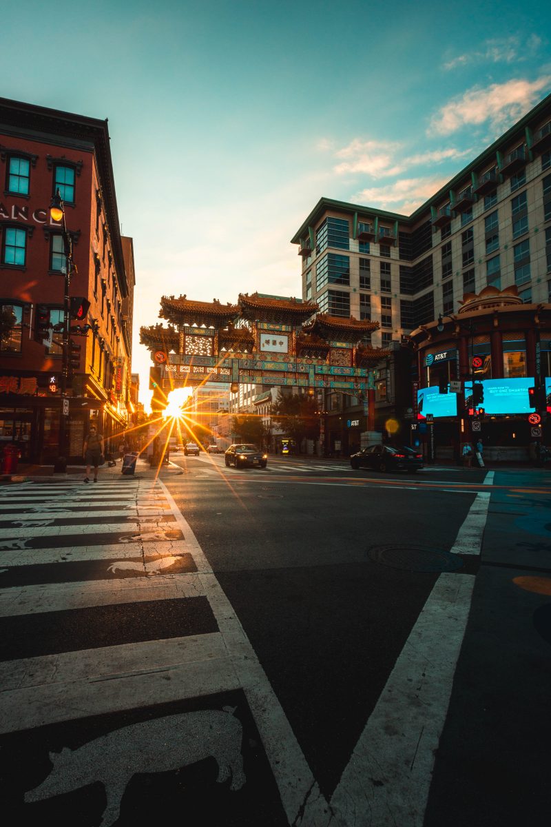 Friendship Arch Sunrise Chinatown DC