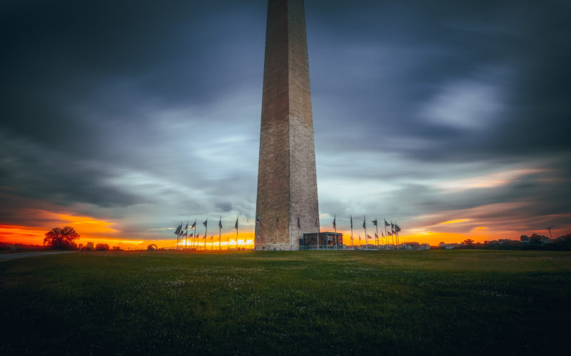 Sunset at the Washington Monument