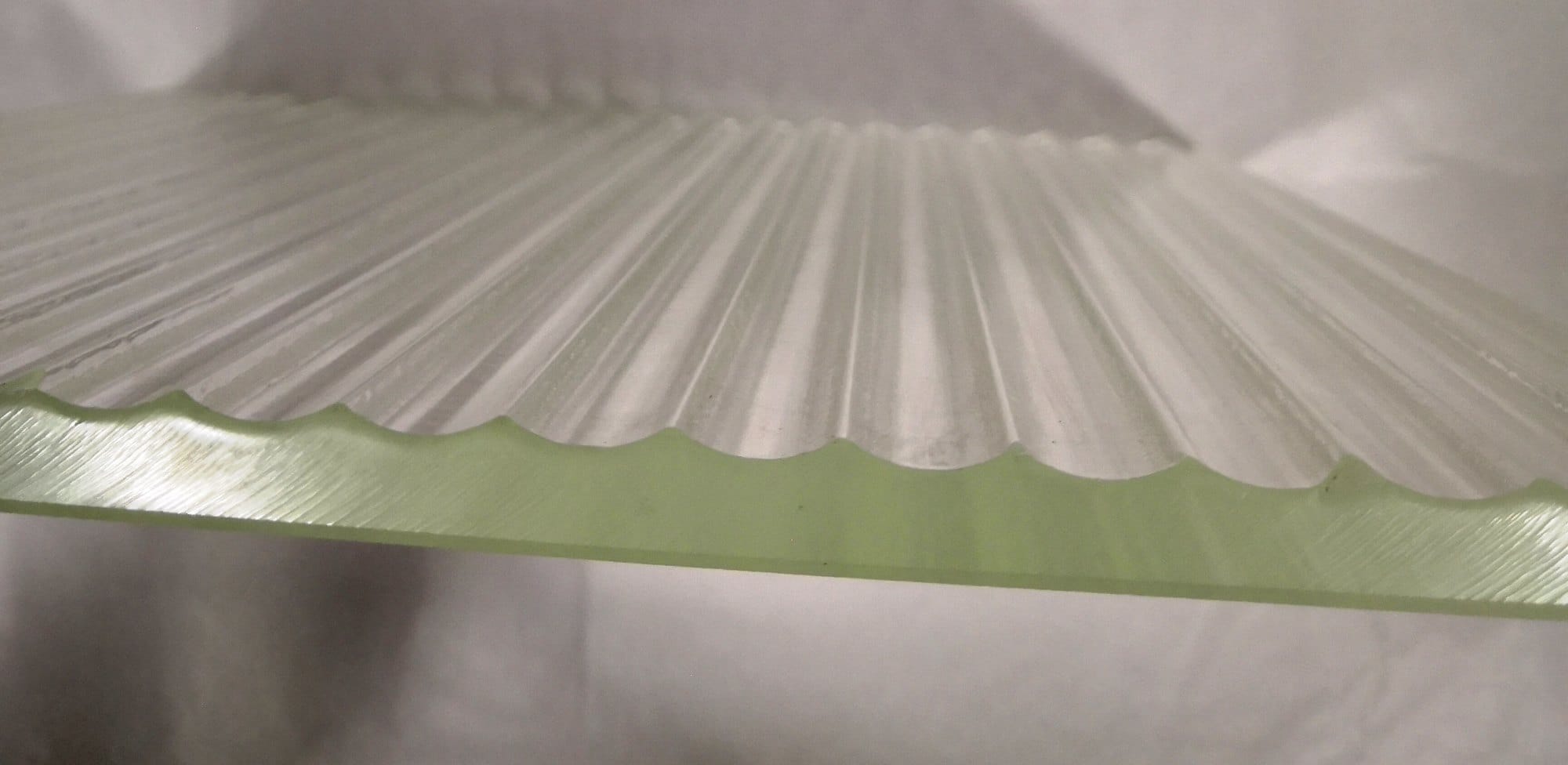 Fluted Clear Glass