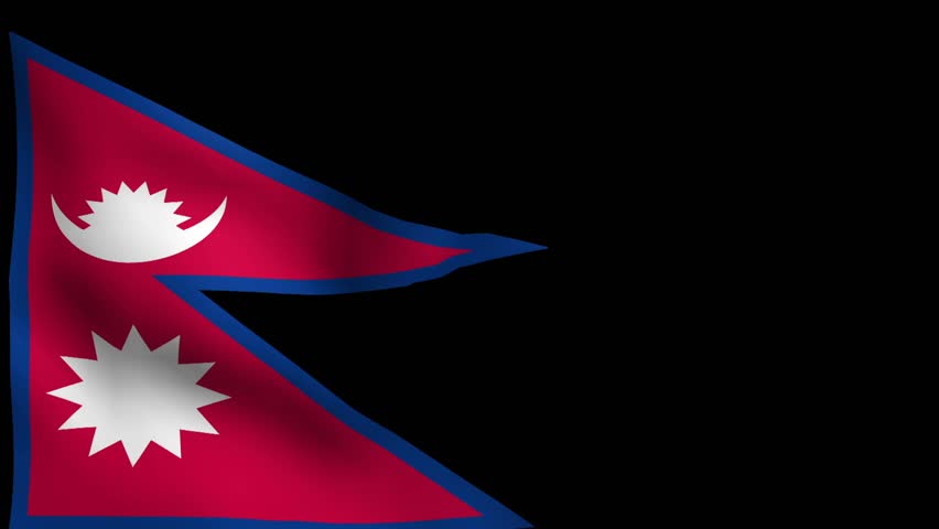 Flag Of Nepal Background Seamless Loop Animation Stock Footage Video ...