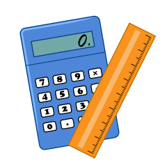 Calculator and Ruler