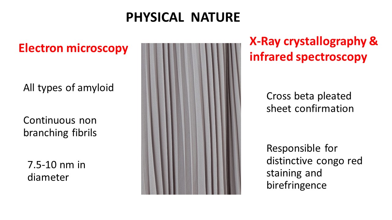 AMYLOIDOSIS: Part 1: Definition, Historical aspects & Properties of Amyloid