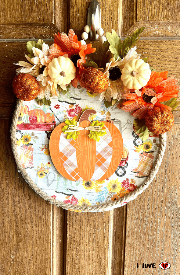 dollar tree fall wreath