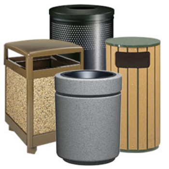 Outdoor Trash Cans