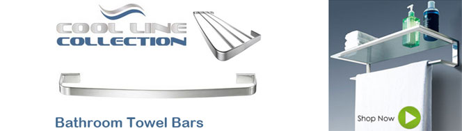 Cool Lines Bathroom Towel Bars