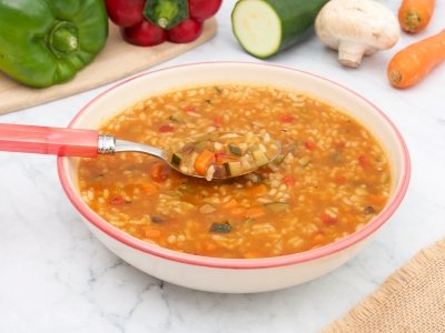 Arroz caldoso de verduras