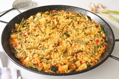 Paella de verduras