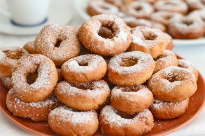 Rosquillas de anís fritas