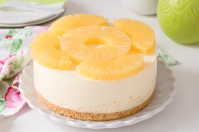 Tarta de piña sin horno