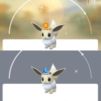 Shiny Eevee Sun crown / Moon crown | Registered trade | ID 213199684 ...