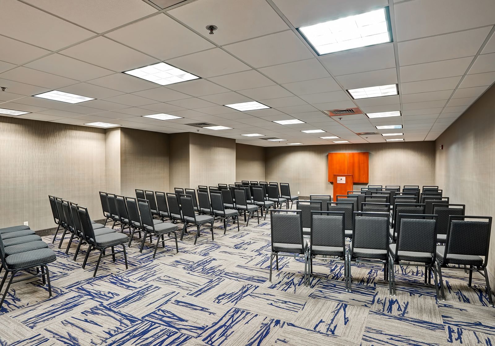 Theater set-up in a meeting room at The Grove Hotel