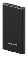 AlzaPower Metal 10000mAh Fast Charge + PD3.0 Black - Power Bank