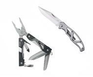 Gerber set of Vise pliers and Mini-Paraframe knives - Tool Set