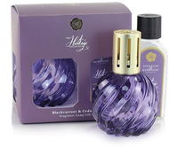 Ashleigh & Burwood PURPLE catalytic lamp and refill set BLACKCURRANT & CEDARWOOD - Fragrance Lamp