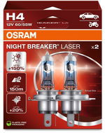 OSRAM Night Breaker LASER H4, 2ks - Autožárovka