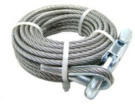 ACI Rope for hand winch 6 mm/10 m (including hook) - Rope