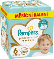 PAMPERS Premium Care Veľkosť 6 (128 ks) - Jednorazové plienky