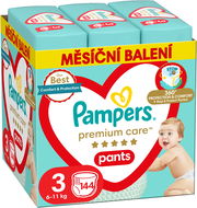 PAMPERS Premium Care Pants Size 3 (144 pcs) - Nappies