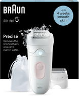 Braun Silk·épil 5 5-030 Biely/Ružový - Epilátor