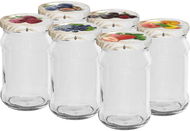 BROWIN Set of twist jars for preserving 300 ml + lid 66, 6 pcs - Canning Jar