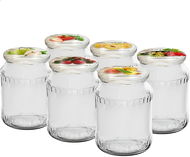 BROWIN Set of twist jars for preserving 720 ml + lid 82, 6 pcs - Canning Jar