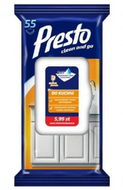 PRESTO moist cleaning wipes for kitchen 55 pcs - Cleaning Wipes