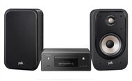 DENON CEOL RCD-N11 DAB fekete + Polk Audio Signature S20e Black - Szett