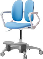 3DE Duorest Milky Blue with Footrest - Children’s Desk Chair