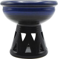 Aroma Lamp Empt Luxury large ceramic aromatherapy lamp, royal blue, 12 cm diameter - Aromalampa