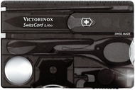 Pocket knife Victorinox Swiss Card Lite Translucent black - Multitool 