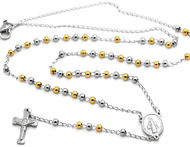 Necklace Gaira Stainless steel rosary 305R0123 - Náhrdelník