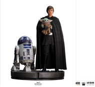 Star Wars - The Mandalorian - Luke Skywalker, R2-D2 and Grogu - Legacy Replica 1/4 - Figure