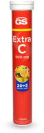 GS Extra C 500 citrón, 20 + 5 šumivých tabliet - Vitamín C