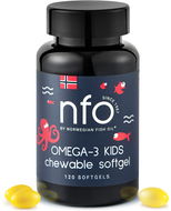 NFO Omega-3 KIDS Chewable softgel [120 mäkkých kapsúl] - Omega-3