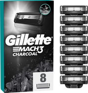 GILLETTE Mach3 Charcoal 8 ks - Pánské náhradní hlavice