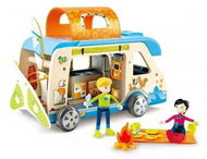 Toy Doll Car Hape Karavan s příslušenstvím - Auto pro panenky