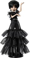 Collectible Monster High X Wednesday Addams doll in black Rave'N dress, accessories HXJ03 - Doll