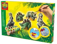 SES - Sadrový trojkomplet – dinosaury - Kreatívna sada