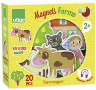 Vilac Wooden Magnets Farm 20 pcs - Magnet